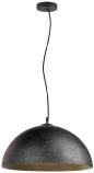 Preview: SLV FORCHINI 50 Pendelleuchte, E27, Pendellänge 150cm, 1x max. 40W, Ø 50cm, matt schwarz/matt gold (1008535)