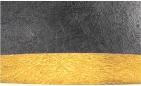 Preview: SLV FORCHINI 50 Pendelleuchte, E27, Pendellänge 150cm, 1x max. 40W, Ø 50cm, matt schwarz/matt gold (1008535)