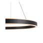 Preview: SLV ONE 60 Indoor Pendelleuchte, LED, CCT switch, 24W, 830lm, 2700/3000K, schwarz (1004759)