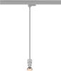 Preview: ARDEBO.de SLV PURI 2.0 Basic Pendelleuchte für 3-Phasen-Hochvolt-Schienensystem, GU10, 1x max.6W, Pendellänge 200cm, grau (1008212)