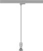 Preview: SLV PURI 2.0 Basic Pendelleuchte für 3-Phasen-Hochvolt-Schienensystem, GU10, 1x max.6W, Pendellänge 200cm, grau (1008212)