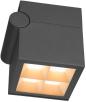 Preview: SLV S-CUBE Wand- und Deckenaufbauleuchte, IP65, 2700/3000K, PHASE dimmbar, anthrazit (1007458)