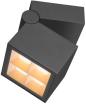 Preview: SLV S-CUBE Wand- und Deckenaufbauleuchte, IP65, 2700/3000K, PHASE dimmbar, anthrazit (1007458)
