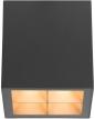 Preview: SLV S-CUBE Deckenaufbauleuchte, IP65, 2700/3000K, PHASE dimmbar, anthrazit (1007461)