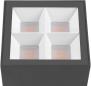 Preview: SLV S-CUBE Deckenaufbauleuchte, IP65, 2700/3000K, PHASE dimmbar, anthrazit (1007461)