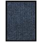 Preview: ARDEBO.de - Fußmatte Blau Gestreift 40x60 cm