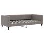 Preview: Tagesbett Ausziehbar mit Matratzen Taupe 100x200 cm Stoff