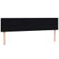 Preview: Boxspringbett mit Matratze Schwarz 180x220 cm Samt