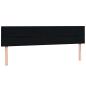 Preview: Boxspringbett mit Matratzen Schwarz 180x220 cm Samt