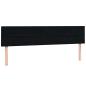 Preview: Boxspringbett mit Matratze Schwarz 180x220 cm Samt