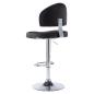 Preview: Barhocker 2 Stk. Schwarz Kunstleder