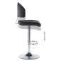 Preview: Barhocker 2 Stk. Schwarz Kunstleder