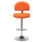 Preview: Barhocker Orange Kunstleder