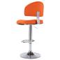 Preview: Barhocker Orange Kunstleder