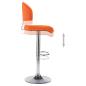 Preview: Barhocker Orange Kunstleder