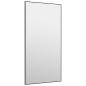 Preview: Türspiegel Schwarz 50x100 cm Glas und Aluminium