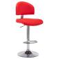 Preview: ARDEBO.de - Barhocker Rot Kunstleder