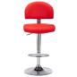 Preview: Barhocker Rot Kunstleder