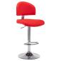 Preview: Barhocker Rot Kunstleder