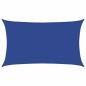 Preview: Sonnensegel 160 g/m² Rechteckig Blau 5x8 m HDPE