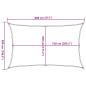 Preview: Sonnensegel 160 g/m² Rechteckig Blau 5x8 m HDPE