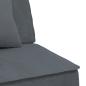 Preview: Schlafsofa in L-Form Dunkelgrau 255x140x70 cm Samt