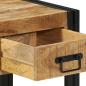 Preview: Nachttisch 40x40x50 cm Raues Mango-Massivholz