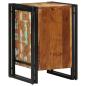 Preview: Nachttisch 40x40x59 cm Altholz Massivholz