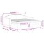 Preview: Tagesbett Ausziehbar mit Matratzen Schwarz 90x190 cm Stoff