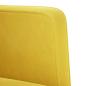 Preview: Zweisitzer-Sofa Gelb 111 cm Samt