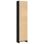 Preview: Bücherregal Schwarz Eichen-Optik 40x24x176 cm Holzwerkstoff