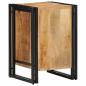 Preview: Nachttisch 40x40x59 cm Raues Mango-Massivholz