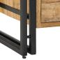 Preview: Nachttisch 40x40x59 cm Raues Mango-Massivholz