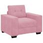 Preview: Sessel Rosa 59 cm Samt