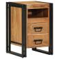 Preview: ARDEBO.de - Nachttisch 40x40x59 cm Massivholz Akazie