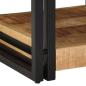 Preview: Nachttische 2 Stk. 40x40x50 cm Raues Massivholz Mango