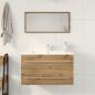 Preview: Waschbeckenunterschrank Artisan-Eiche 80x38,5x48 cm