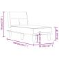 Preview: Chaiselongue Hellgrau Stoff
