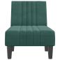 Preview: Chaiselongue Dunkelgrün Samt