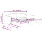 Preview: Tagesbett Ausziehbar Schwarz 90x190 cm Stoff