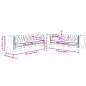 Preview: 2-tlg. Chesterfield-Sofa-Set mit Nackenrollen Rosa Samt