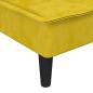 Preview: Chaiselongue Gelb Samt