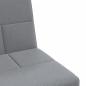 Preview: Schlafsofa in L-Form Hellgrau 255x140x70 cm Stoff