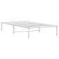 Preview: Bettgestell Metall Weiß 100x190 cm