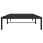 Preview: Bettgestell Metall Schwarz 100x200 cm
