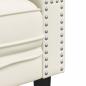 Preview: 3-tlg. Chesterfield-Sofa-Set mit Nackenrollen Creme Samt