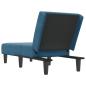 Preview: Chaiselongue Blau Samt
