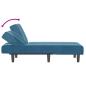 Preview: Chaiselongue Blau Samt