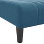 Preview: Chaiselongue Blau Samt
