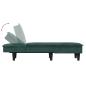 Preview: Chaiselongue Dunkelgrün Samt